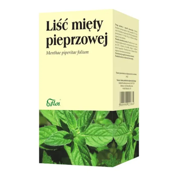 Liść mięty pieprzowej, 1,5 g, 30 szt. (Flos)
