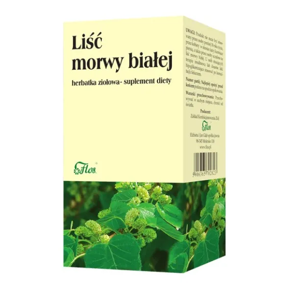 Liść morwy białej, herbatka ziołowa w saszetkach, 2g, 20 szt. (Flos)