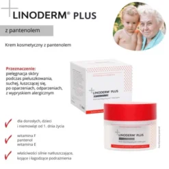 Linoderm Plus, krem z pantenolem, 50 ml