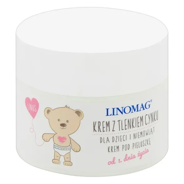 Linomag, krem z tlenkiem cynku dla dzieci i niemowląt, 50 ml