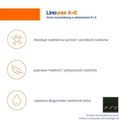 Linourea A+E, krem mocznikowy z witaminamiA i E, 50 g