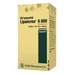 Lipancrea, 8000 j. lipazy, kapsułki, 50 szt.
