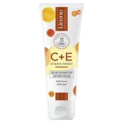 Lirene Dermoprogram C+E Vitamin Energy, rewitalizujący peeling enzymatyczny, 75 ml