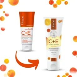 Lirene Dermoprogram C+E Vitamin Energy, rewitalizujący peeling enzymatyczny, 75 ml