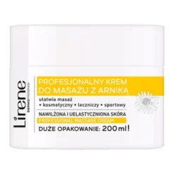 Lirene Dermoprogram, profesjonalny krem do masażu z arniką, 200 ml
