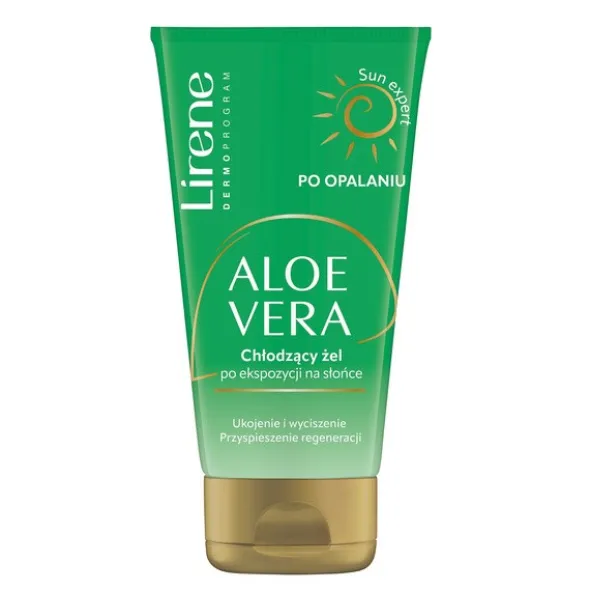 Lirene Sun Expert Aloe Vera, chłodzący żel po opalaniu, 150 ml