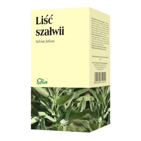 Liść szałwii, 1,5 g, 30 szt. (Flos)