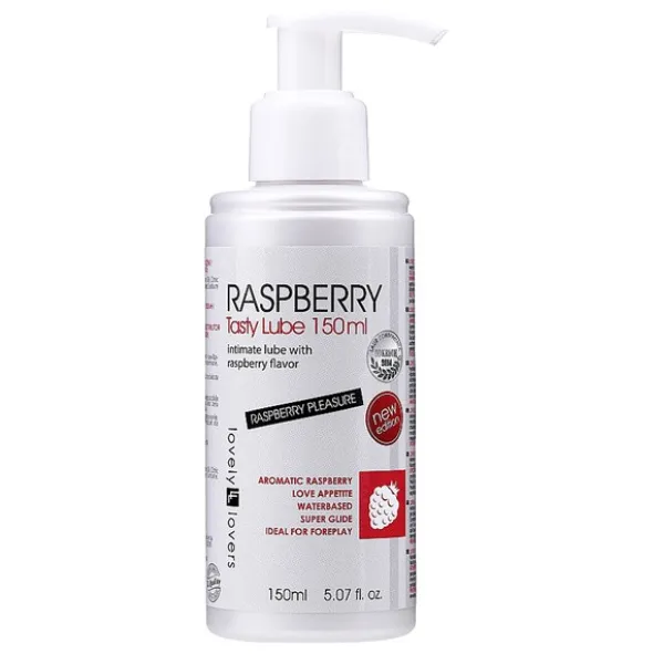 LL Raspberry Tasty Lube, jadalny żel intymny, 150 ml