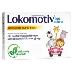 Lokomotiv bez cukru, pastylki do ssania, 6 szt.