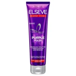 L'Oreal Paris Elseve Color Vive Purple, maska do włosów farbowanych blond, siwych i z pasemkami, 150 ml