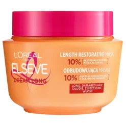L'Oreal Paris Elseve Dream Long, maska odbudowująca do włosów, 300 ml