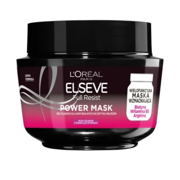L'Oreal Paris Elseve Full Resist, maska wzmacniająca do włosów osłabionych, 300 ml