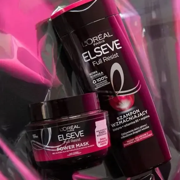 L'Oreal Paris Elseve Full Resist, maska wzmacniająca do włosów osłabionych, 300 ml
