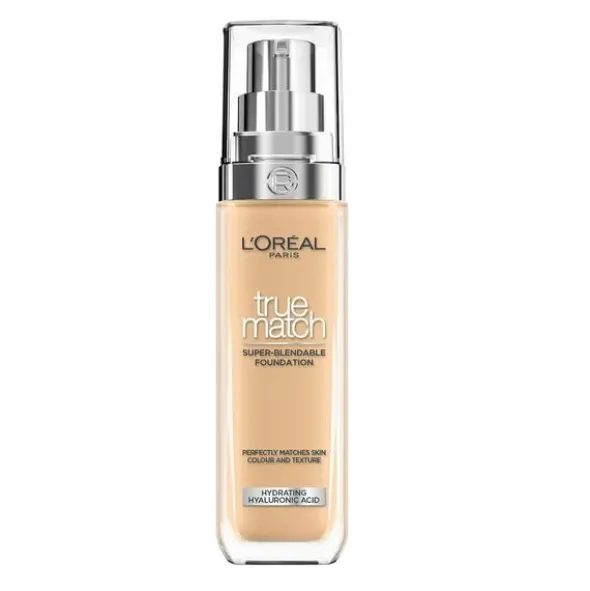 L'Oreal Paris True Match Foundation, podkład do twarzy W4 Warm Undertone/Golden Natural, 30 ml
