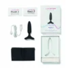 Lovense Hush 2 Butt Plug 25 mm, wibrujący korek analny, 1 szt.