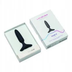 Lovense Hush 2 Butt Plug 25 mm, wibrujący korek analny, 1 szt.