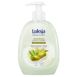 Luksja Creamy & Soft, odżywcze mydło w płynie, Oliwka i Jogurt, 500 ml