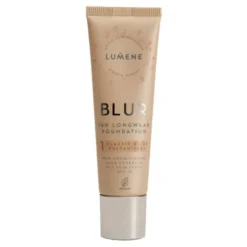 Lumene Blur 16h Longwear Foundation, długotrwały podkład SPF 15, 1 Classic Beige, 30 ml