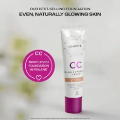 Lumene CC Color Correcting Cream, korygujący krem CC SPF 20, 0,25 (N), 30 ml