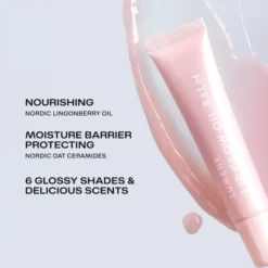 Lumene Lip Glow Oil Balm, pielęgnacyjny błyszczyk do ust z olejkiem, 1 Sugar, 10 ml