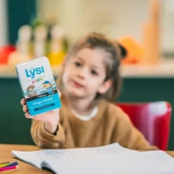 Lysi Junior Omega 3 Perełki, kapsułki do żucia, smak gumy balonowej, 60 szt.
