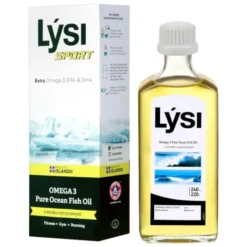 Lysi Sport Omega 3 Pure Ocean Fish Oil, płyn, smak cytrynowy, 240 ml