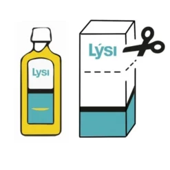 Lysi Tran islandzki o smaku cytrynowo-miętowym, olej, 240 ml