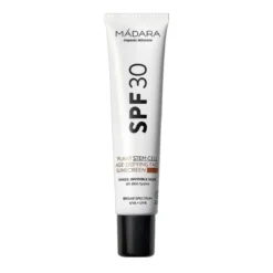 Madara Plant Steam Cell Age-Defying Face Sunscreen, krem do twarzy przeciwzmarszczkowy SPF30, 10 ml