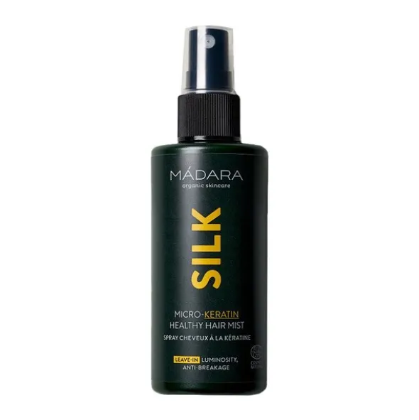 Madara Silk Micro-Keratin Healthy Hair Mist, mgiełka do włosów suchych, zniszczonych i łamliwych, 90 ml