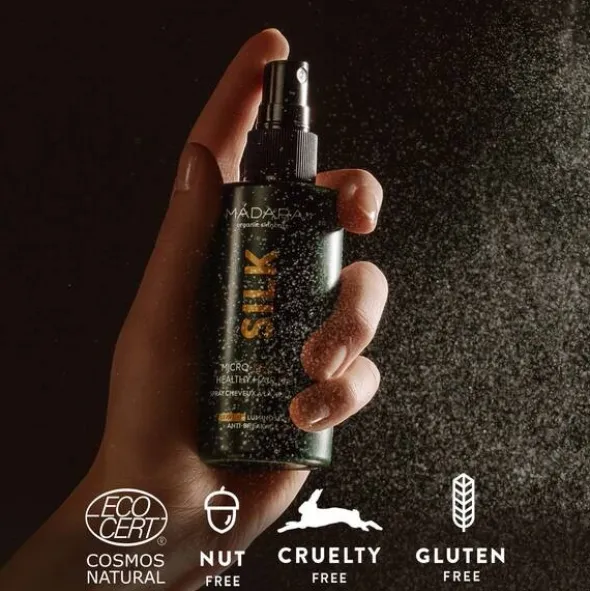 Madara Silk Micro-Keratin Healthy Hair Mist, mgiełka do włosów suchych, zniszczonych i łamliwych, 90 ml