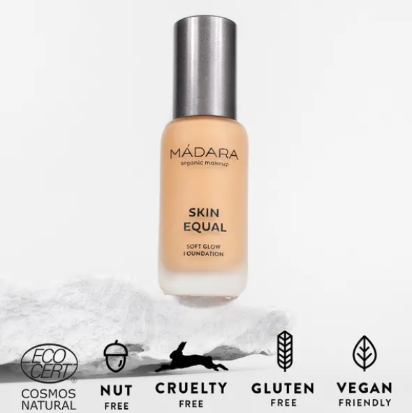 Madara Skin Equal, Soft Glow Foundation SPF15, podkład, Sand 40, 30 ml