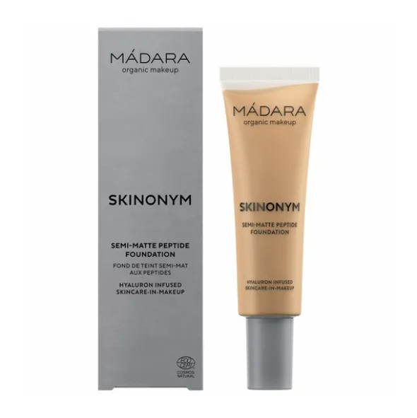 Madara, Skinonym, Półmatowy podkład peptydowy, #50 Golden Sand, 30 ml