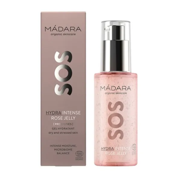 Madara SOS Hydra Intense Rose Jelly, żel różany do twarzy, 75 ml