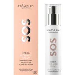 Madara SOS Hydra Recharge Cream, krem intensywnie nawilżający, 50 ml