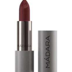 Madara Velvet Matte Cream Lipstick, matowa pomadka o satynowym wykończeniu, Dark Nude, 3,8 g