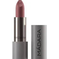 Madara Velvet Matte Cream Lipstick, matowa pomadka o satynowym wykończeniu, Cool Nude, 3,8 g