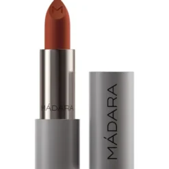 Madara Velvet Matte Cream Lipstick, matowa pomadka o satynowym wykończeniu, Magma, 3,8 g