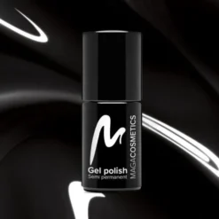 Maga Cosmetics Gel Polish, lakier hybrydowy, kolor BK0002, 6 ml