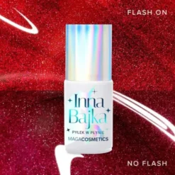 Maga Cosmetics Inna Bajka, lakier hybrydowy z pyłkiem, 868 royal shine, 6 ml