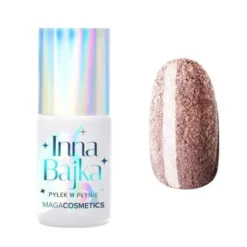 Maga Cosmetics Inna Bajka, lakier hybrydowy z pyłkiem, 847 Pasaż Róży, 6 ml
