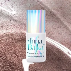 Maga Cosmetics Inna Bajka, lakier hybrydowy z pyłkiem, 847 Pasaż Róży, 6 ml