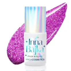 Maga Cosmetics Inna Bajka, lakier hybrydowy z pyłkiem, 852 Wybieram Cię!, 6 ml