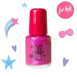 Maga Cosmetics, zestaw lakierów wodnych dla dzieci, Alicja w Krainie Brokatu, 3 x 6 ml