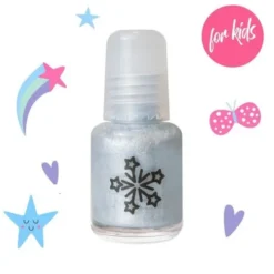 Maga Cosmetics, zestaw lakierów wodnych dla dzieci, Alicja w Krainie Brokatu, 3 x 6 ml
