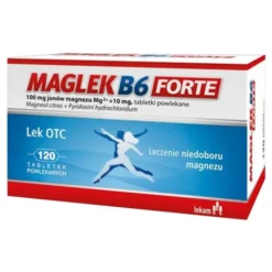 Maglek B6 Forte, 100 mg + 10 mg, tabletki powlekane, 120 szt.