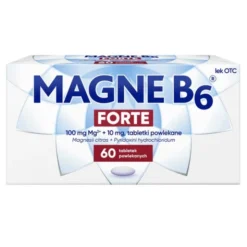 Magne B6 Forte, 100 mg+10 mg, tabletki powlekane, 60 szt.
