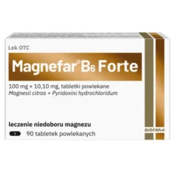 Magnefar B6 Forte, tabletki powlekane, 90 szt.