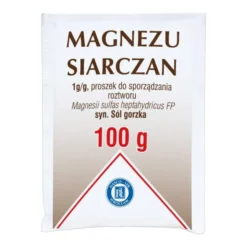 Magnezu siarczan (Magnesium sulfas), proszek do sporządzania roztworu, 100 g (Hasco)