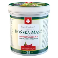 Maść końska Szwajcarska SwissMedicus, rozgrzewająca, 500 ml