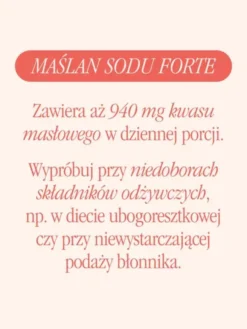 Maślan Sodu Forte, kapsułki, 60 szt.